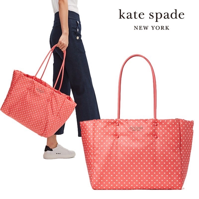 พร้อมส่ง‼️ Kate Spade♠️ งาน shop ชน shop รุ่น everything puffy dots large tote