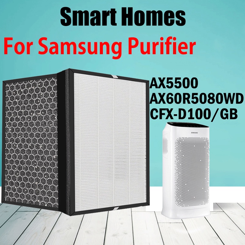 Samsung Air Purifier Filter CFX-D100/GB For AX60R5080WD AX5500 Compatible Hepa Activated Carbon