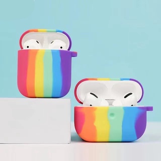 INPODS เคสหูฟังซิลิโคน tpu กันกระแทก สีรุ้ง สําหรับ AirPods 1 2 3 i12 AirPods Pro 12 Gen 2