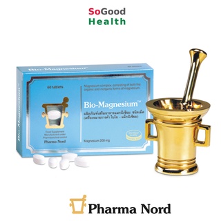 💥EXP 01/26💥Pharma nord Bio-Magnesium 60 เม็ด ช่วยบำรุงสุขภาพกระดูกและฟัน