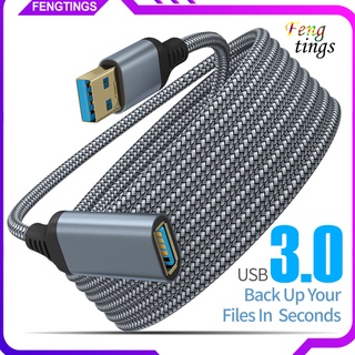 【FT】สายเคเบิลต่อขยาย Usb 3.0 ตัวผู้ เป็นตัวเมีย ความเร็วสูง สําหรับแล็ปท็อป