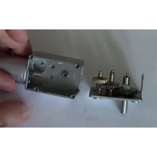 MO06 มอเตอร์ทดเกียร์ JGY-370 6-24V DC 6-210 รอบ/นาที สำหรับ DIY