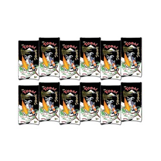 Tosai โตไซ อาหารปลาคาร์ฟ ชนิดลอยน้ำ (เม็ด 2 มม.) ขนาด 1.5 กก x จำนวน 12 ถุง