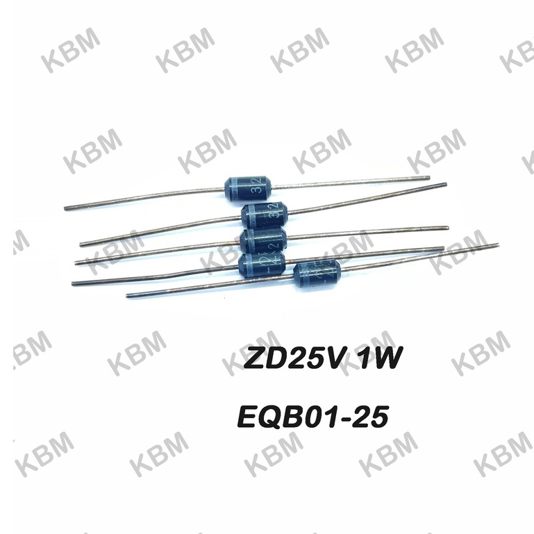 Zener diode (ซีเนอร์ไดโอด) ZD25V 0.25W ZD25V 1W ZD27V 0.5W ZD27V 1W ZD28V 0.5W 1N5255 ZD28V 1W ZD28V