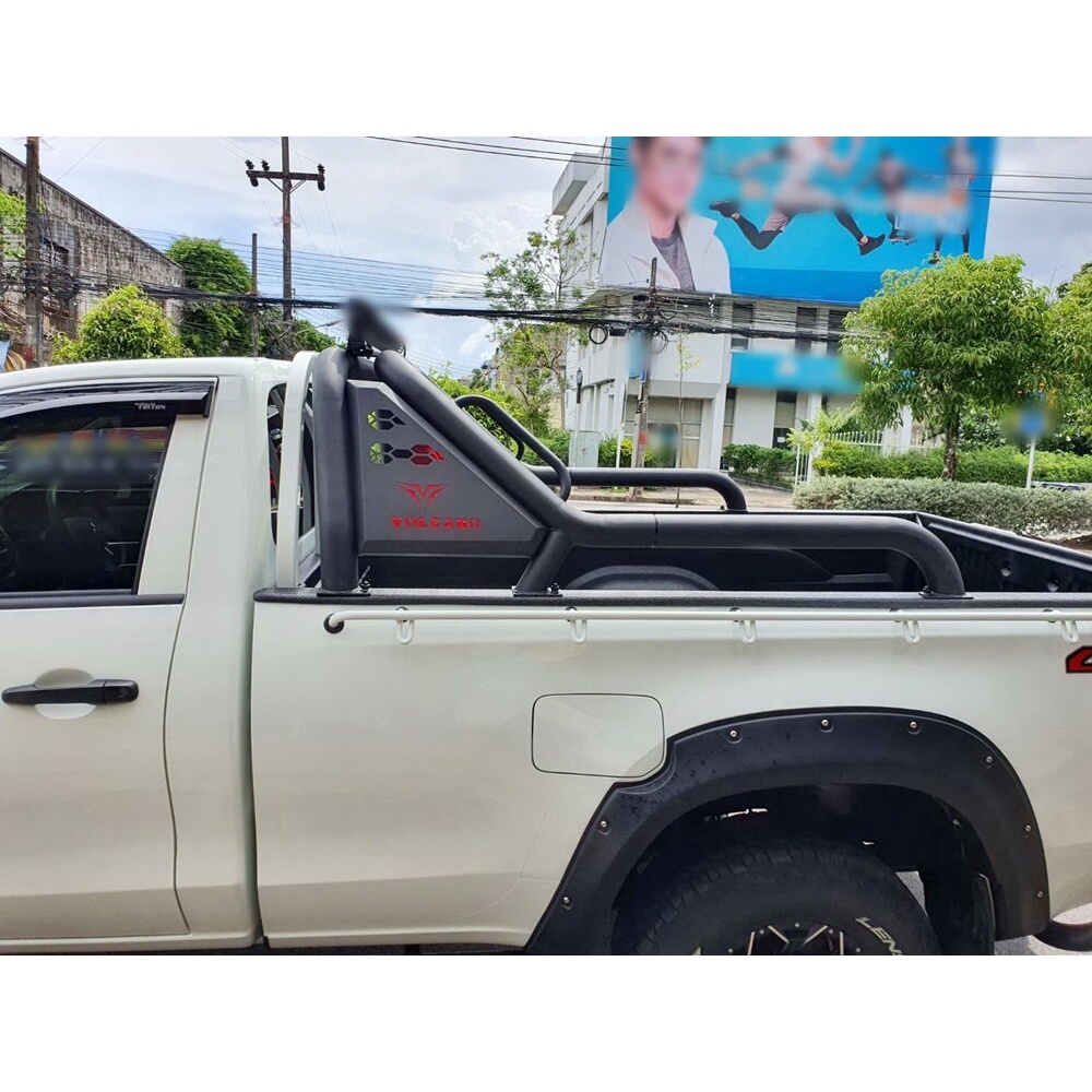 โรบาร์แขนยาวไทรทันหัวเดียว 2015-2023  โรบาร์ทรงแขนยาว  โรลบาร์เหล็กแขนยาวรถช่วงยาว triton v4 off roa