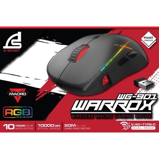 เมาส์เกมมิ่งไร้สาย Signo WG-901 WARROX Wireless Gaming