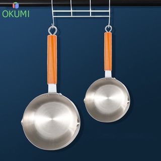 OKUMI_SHOP หม้อด้าม หม้อด้ามนอนสติ๊ก ด้ามไม้ หม้อด้ามญี่ปุ่น