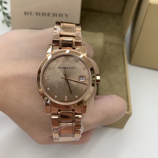 Burberry London Diamon Rosegold LadyWatch BU9126