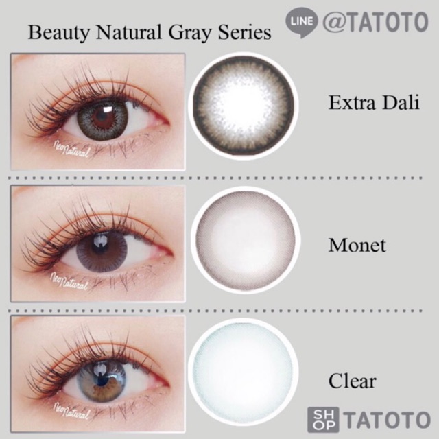 Extra monet clear Gray by beautylens TATOTO