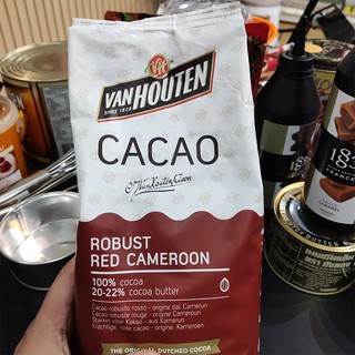 🔥ราคาถูกที่สุด🔥 โกโก้ผง ทำขนม เครื่องดื่ม เบเกอรี่ VH Robust Red Cameroon 20-22% 1kg.