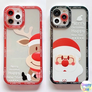 เคสมือถือ แบบนิ่ม ลายซานตาคลอส กวาง สําหรับ Xiaomi Redmi Note 11 11S 10 10S 4G 10C 9T 9A 9C 10 9S 9 8 7 6 7A S2 Poco X3 NFC GT F3 F2 M3 M4 Pro 5G 4G