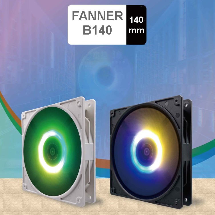 พัดลมเคส FANNER B140 ARGB (ขนาด140mm) พัดลมคอม พัดลมระบายความร้อน ...