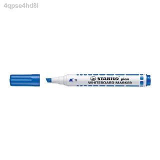﹍[Official Store] STABILO Plan 643 ปากกา ปากกาไวท์บอร์ด ไวท์บอร์ด หัวตัด ชุด 6 สี (กลิ่นไม่ฉุน)
