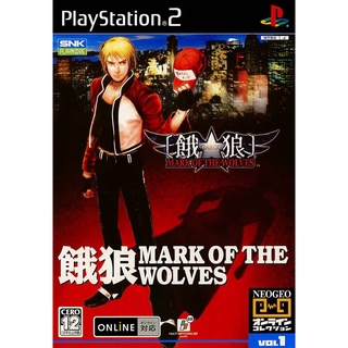 Garou Mark of the Wolves ps2 แผ่นไรท์ แผ่นเกมPS2 เกมเพทู แผ่นplay2 ps2