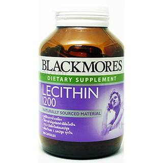 Blackmores ผลิตภัณฑ์เสริมอาหาร Lecithin 1200 mg. 100เม็ด 1ขวด บำรุงสมองระบบประสาท