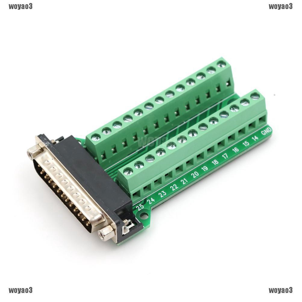 Db-sub DB 25 MALE 25 Pin ปลั๊กบอร์ดเทอร์มินัลเบรกเอาท์ - woyao3.th ...