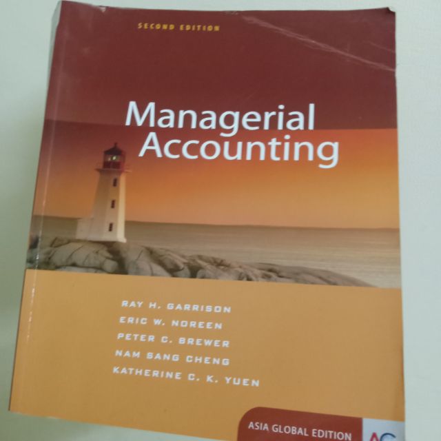 #หนังสือมือสอง Textbook Managerial Accounting, Second edition