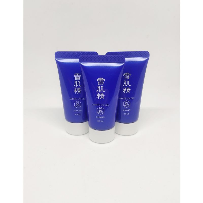 KOSÉ SEKKISEI Skincare UV defense essence GEL 10 g. ครีมกันแดดเนื้อเจลบางเบา(รุ่นใหม่)ขนาดทดลอง
