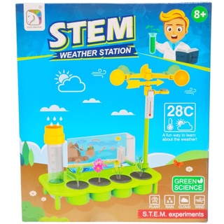 ของเล่นเด็ก ของเล่นวิทยาศาสตร์ ชุดทดลองSTEM ระบบนิเวศน์ Weather Station จำลองเรียนรู้สภาพอากาศ เสริมการเรียนรู้  TY692