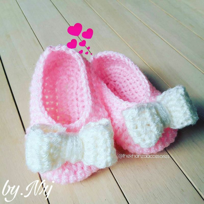 รองเท้าเด็ก / KNITTED SHOES / BABY KNITTED SHOES / BABY KNITTED / PREWALKER / NEWBORN GIFT SET