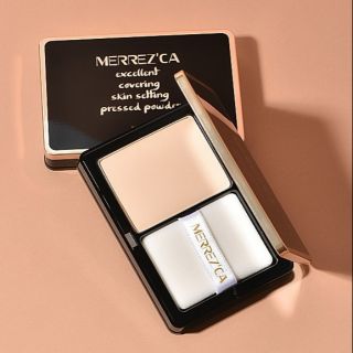 ถูก/แท้ผลิต2019 Merrez’ca Excellent Covering Skin Setting Pressed Powder