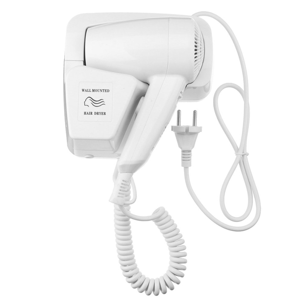 220V 1200W Negative Ion Wall Mounted Hair Dryer Blower Hotel Home With