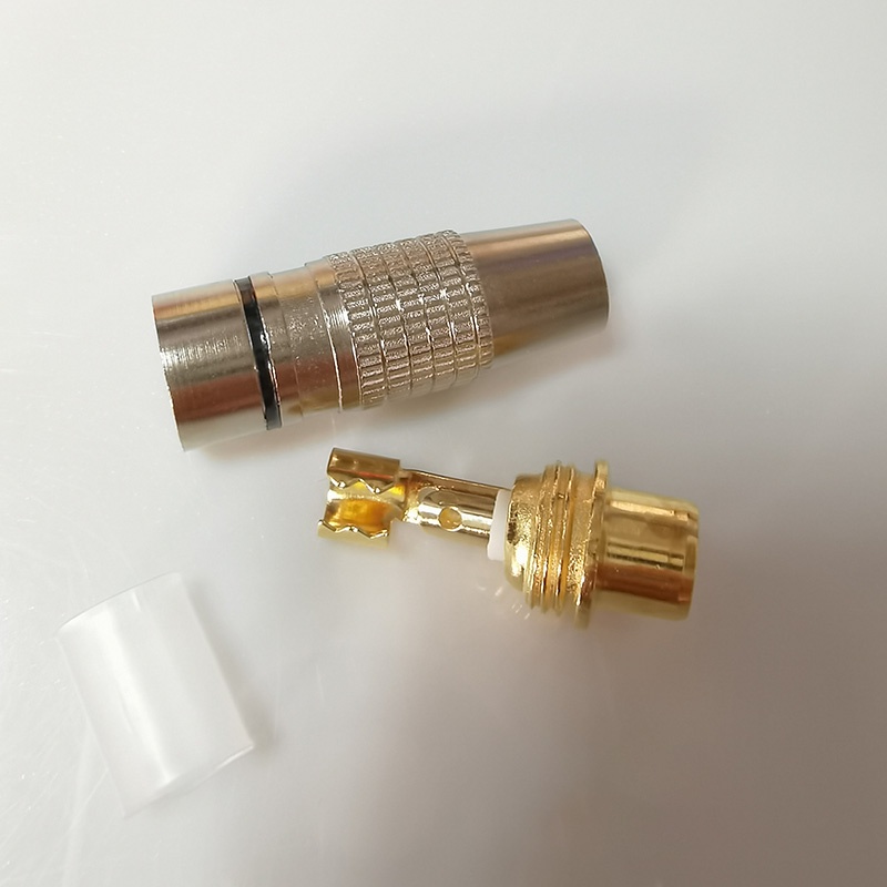 อะแดปเตอร์เชื่อมต่อ RCA Female Jack Plug 2/4/10 ชิ้นสําหรับสายเคเบิ้ล Coaxial Convertor