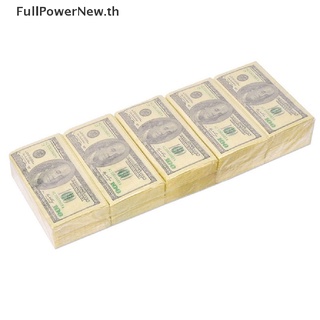 POWER กระดาษทิชชู่ รูปเงิน 100 ดอลล่า สร้างสรรค์ 10 ชิ้น ต่อชุด