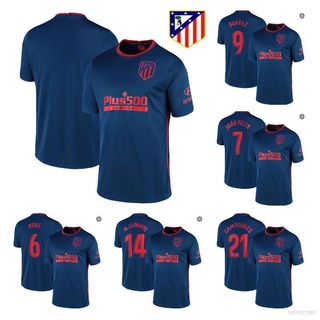 Yt3 เสื้อยืดกีฬาแขนสั้น ลายทีมฟุตบอล Atletico Madrid F.C.Home Suarez Joao Felix Correa Llorente Koke สําหรับผู้ชาย และผู้หญิง 2020-2021