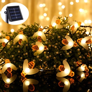 ไฟตกแต่งโซล่าเซลล์ LED ไฟผึ้งโซล่าเซลล์ bee Solar light ไฟปีใหม่ ไฟคริสมาส