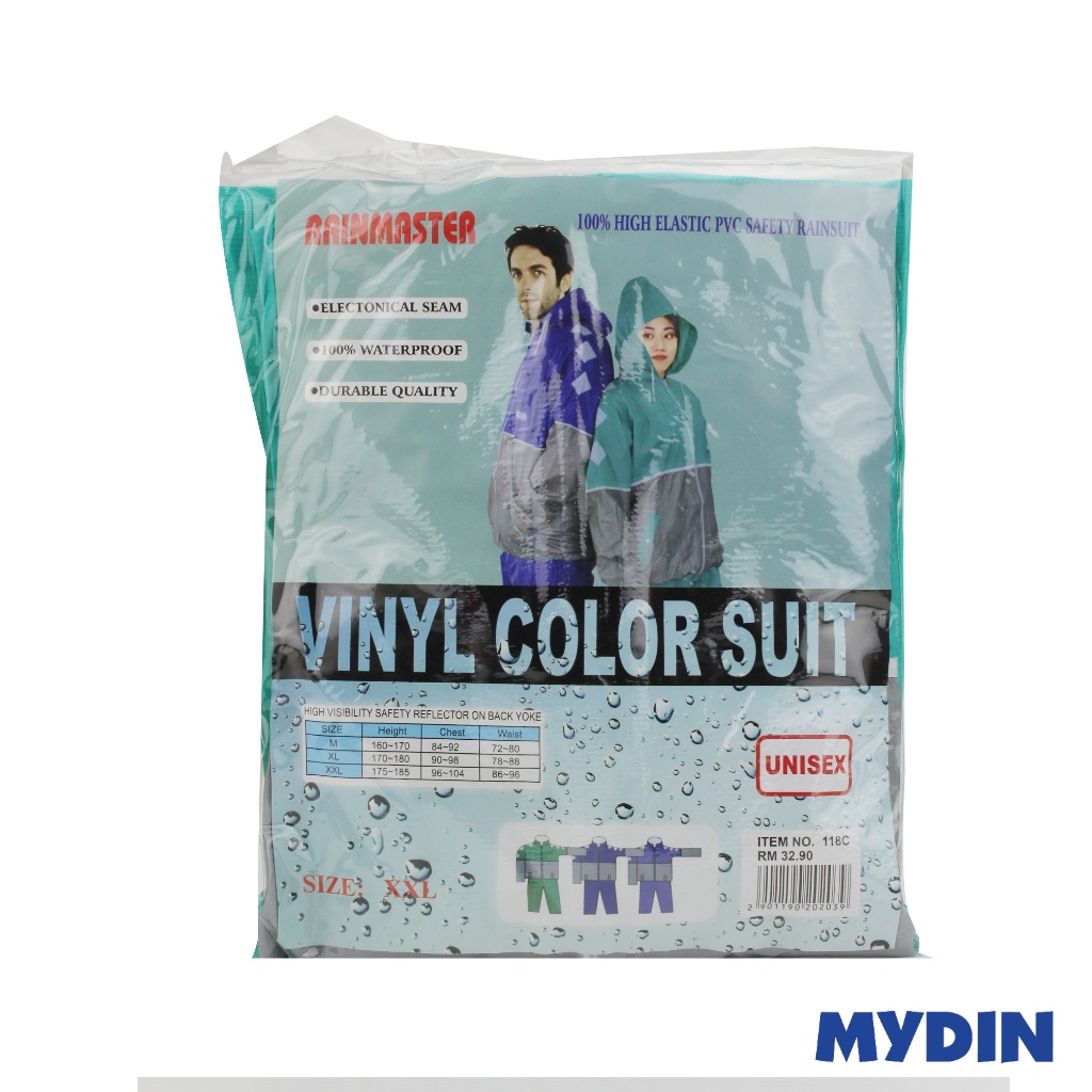 Rainmaster ชุดกันฝน PVC XXL 118C-N