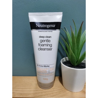 Neutrogena deep​ clean gentle foaming​ Cleanser​ (100g)