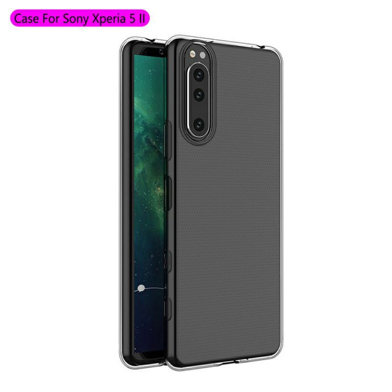 เคสยืดหยุ่น TPU สําหรับ Sony Xperia 1, Xperia 1 ii, Xperia 1 iii, xperia 5 ii xperia 5 iii ซิลิโคนใส