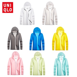 Uniqlo เสื้อแจ็กเก็ตกันลม กันฝน น้ําหนักเบาพิเศษ ระบายอากาศ กันลม สําหรับผู้ชาย ผู้หญิง เดินป่า วิ่ง เล่นกีฬา กลางแจ้ง