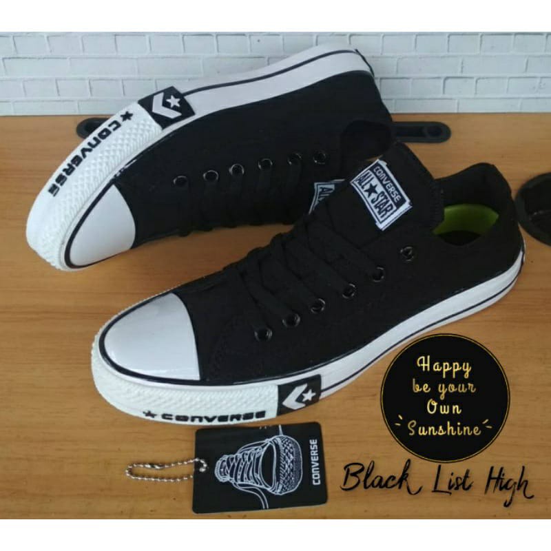 Converse70s Low Black Natural Original Shoes Allstar Classic รองเท้าผ้าใบผู้ชาย