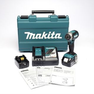 ไขควงกระแทก Makita รุ่น DTD 153 RFE 18 V ไร้สาย แบต 2 ก้อน