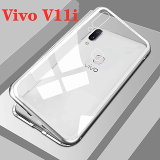 Case Vivo V11I เคสวีโว่ เคสแม่เหล็ก มีกระจกด้านหลังอย่างเดียว เคสประกบ360 Magnetic Case 360 degree ประกบ หน้า-หลัง