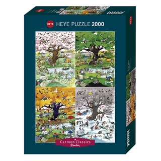 HEYE: 4 SEASONS – CARTOON CLASSICS by Roger Blachon (2000 Pieces) [Jigsaw Puzzle]