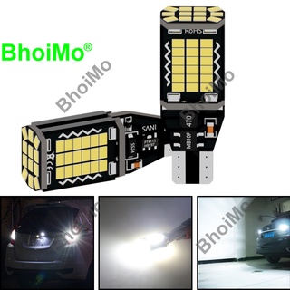 Bhoimo 2022 หลอดไฟเลี้ยว ไฟตัดหมอก Led T15 W16W 48SMD 920 921 912 DC12V สีขาว สําหรับติดรถยนต์ 2016