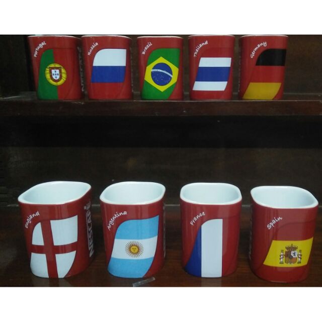 แก้วเนสกาแฟ ลายบอลโลก red cup