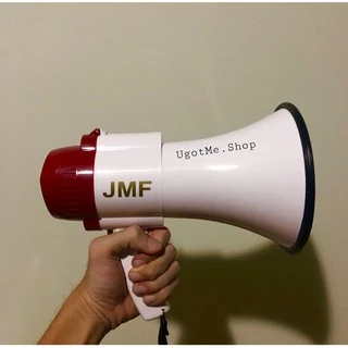 📣‼️ โทรโข่ง ขนาดกลาง JMF สามารถอัดเสียงได้ + มีเสียงไซเรน มี 2 สี (น้ำเงิน,แดง) รุ่น SD-8SL
