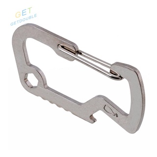 พวงกุญแจเกียร์กู้ภัย Carabiner Edc อเนกประสงค์สําหรับตั้งแคมป์เดินป่า