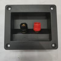 เทอร์มินัลลําโพงทรงสี่เหลี่ยมสีดํา 2 หลุม Binding Post Active Speaker - เครื่องขยายเสียง