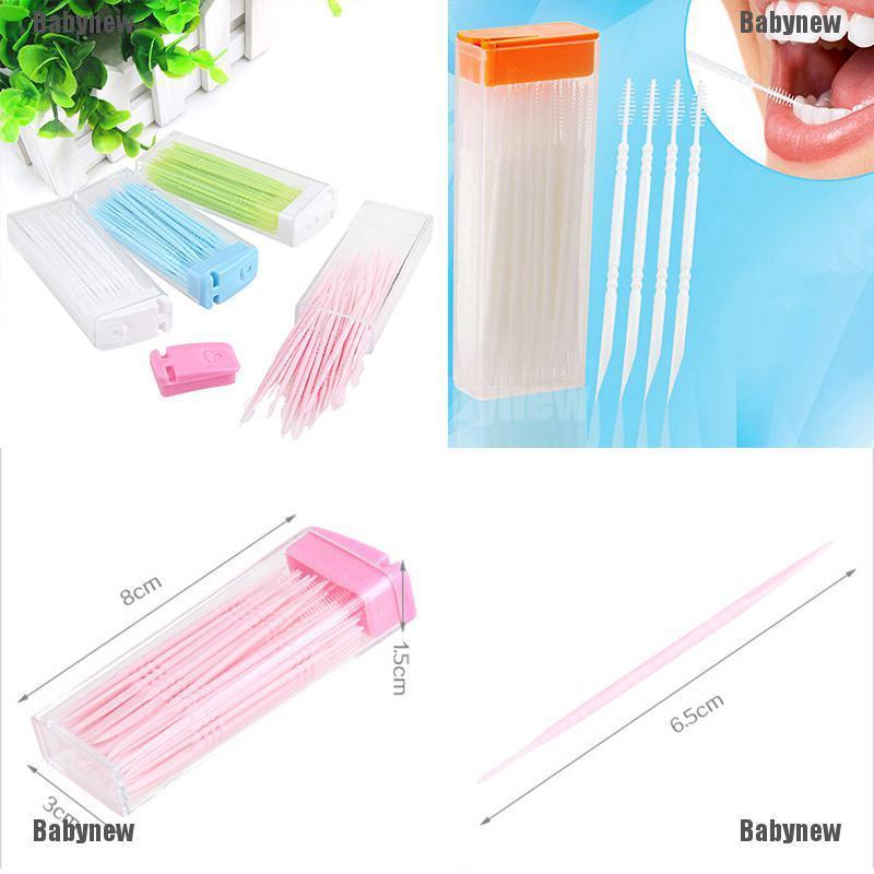 แปรงสีฟัน 2 ทาง สีชมพู สําหรับพกพา