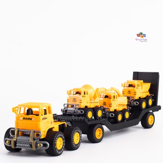 ProudNada Toys ของเล่นเด็ก รถบรรทุก รถก่อสร้าง ฝาครอบ Super performance Truck NO.0010-A