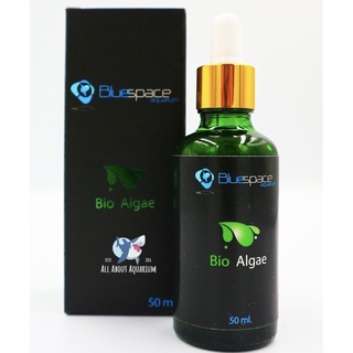 Bluue space  Bio Algae แบคทีเรียชนิดพิเศษ ขนาด 50ml.  ที่ ช่วยลดการเกิดตะไคร่ ทุกชนิดใน ตู้ปลาทะเล และปะการัง สูตรใหม่