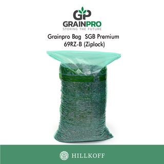 Hillkoff : ถุงเก็บเมล็ดกาแฟสาร ถุงเกรนโปร แบบซิปล็อค Grainpro Bag  SGB Premium 69RZ-B (Ziplock) ซิบล็อก