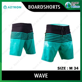 Aztron Polyester Spandex Wave Boardshorts กางเกงกีฬา ระบายอากาศได้ดี แห้งไว ใส่สบายไม่ร้อน