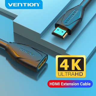 Vention สายเคเบิ้ล Hdmi 4 K 3 D Male To Female Hdmi 2 . 0 อุปกรณ์เสริมสําหรับ Nintendo Switch Xbox Ps 4 Hdtv Hdmi Extender VAA-B06