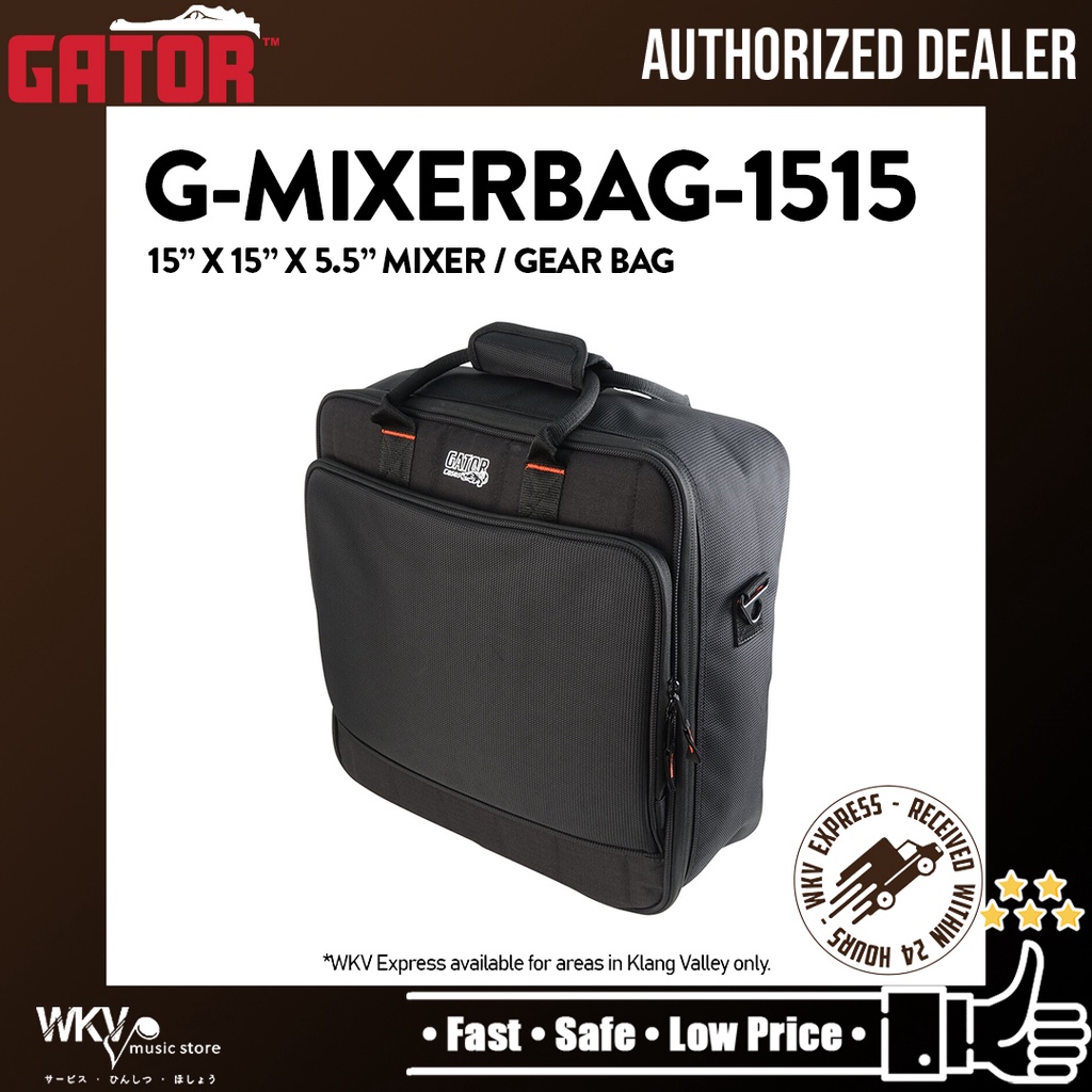 Gator G-MIXERBAG-1515 กระเป๋าผสมเหมาะกับ Behringer 1204, 1222, 1622, Yamaha MG10XUF & MG12XUK